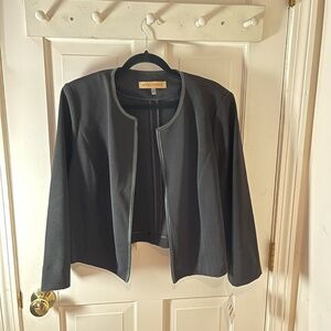 Womens' Nipon Boutique Black Jacket Size 14W NWT